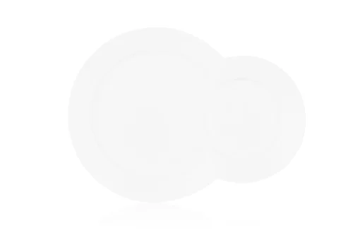 Блюдце Ardesto, 24х18см, порцеляна, білий