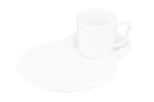 Блюдце Ardesto, 24х18см, порцеляна, білий