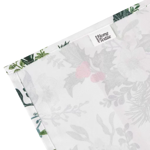 Ранер Ardesto Christmas Happy Holidays, 40х140см, 90% поліестер, 10% бавовна, зелений гостролист