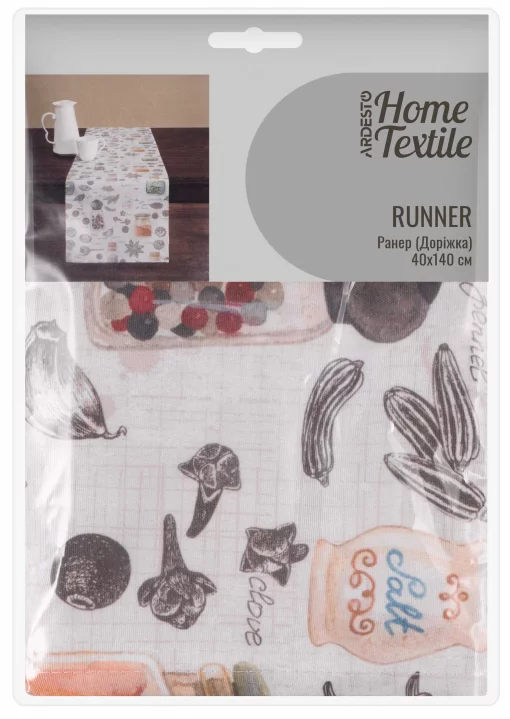 Ранер Ardesto Spice 40х140см, 90% поліестер, 10% бавовна