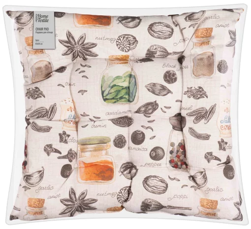 Подушка для стільця Ardesto Spice 40х40см, 90% поліестер, 10% бавовна