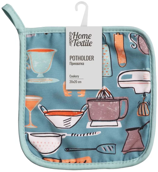 Прихватка Ardesto Cookery 20х20см, 90% поліестер, 10% бавовна