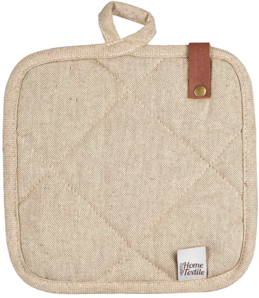 Прихватка Ardesto Oliver, 20х20см, 100% бавовна, нап-ч: ватин, шоколад