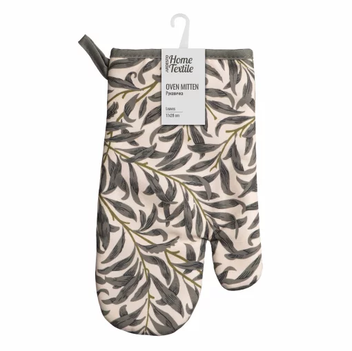 Рукавичка Ardesto Leaves 17х28см, 90% поліестер, 10% бавовна