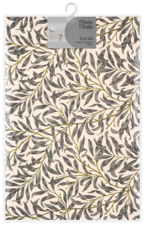 Серветка сервірувальна Ardesto Leaves 30х45см, 90% поліестер, 10% бавовна