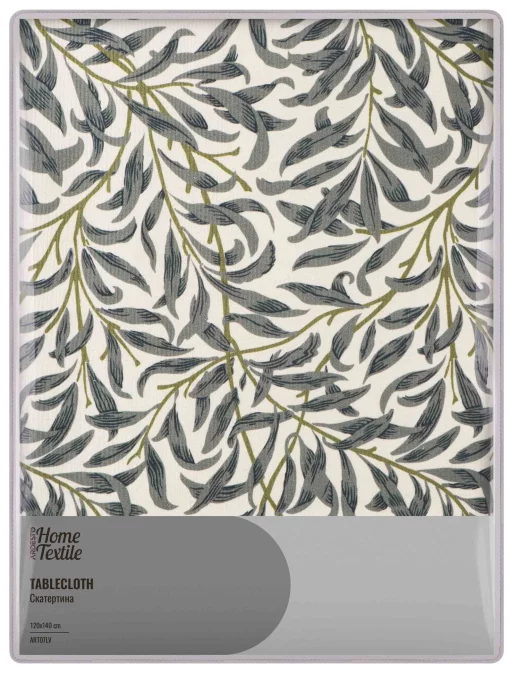 Скатертина Ardesto Leaves 120х140см, 90% поліестер, 10% бавовна