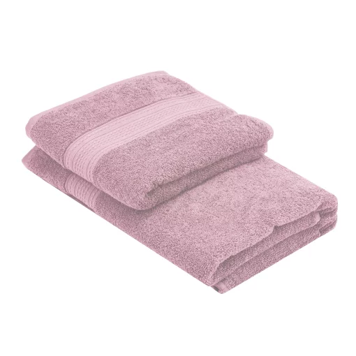 Рушник махровий Ardesto SuperSoft 50х90см, 100% бавовна, рожевий