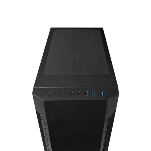 Корпус CHIEFTEC Elox AS-01B, без БЖ, 2xUSB3.2, 1xUSB2.0, 1x120мм, Sound insulated panels, VGA 320мм, LCS ready, ATX, чорний