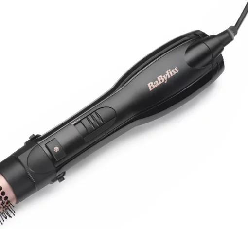 Фен-щітка Babyliss Smooth Finish, 1200Вт, 3 режими, іоніз-я, хол. обдув, кераміка, чорний