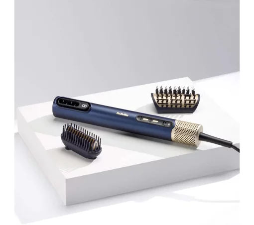 Стайлер  Babyliss Air Wand, 1600Вт, темп.режимов-3, подвійна іонізація, 2 насадки, синій