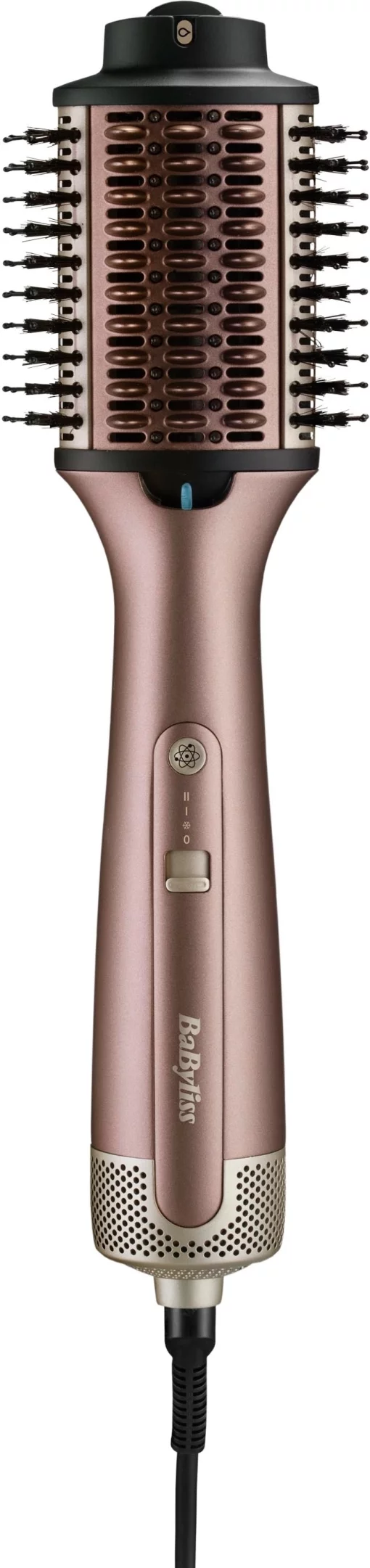 Фен-щітка Babyliss Air Power Volume, 1000Вт, 2 режими, дифузор, іоніз-я, хол. обдув, кераміка, рожевий