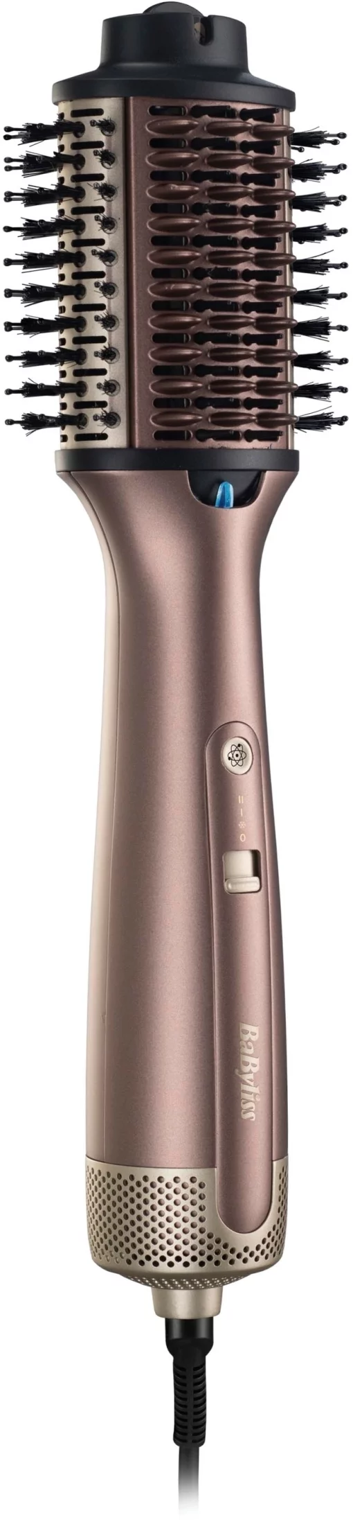 Фен-щітка Babyliss Air Power Volume, 1000Вт, 2 режими, дифузор, іоніз-я, хол. обдув, кераміка, рожевий