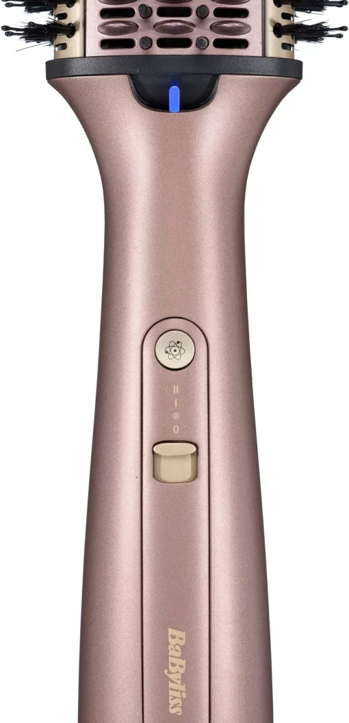 Фен-щітка Babyliss Air Power Volume, 1000Вт, 2 режими, дифузор, іоніз-я, хол. обдув, кераміка, рожевий