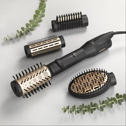 Фен-щітка Babyliss Big Hair Luxe, 650Вт, 2 режими, хол. обдув, кераміка, чорний