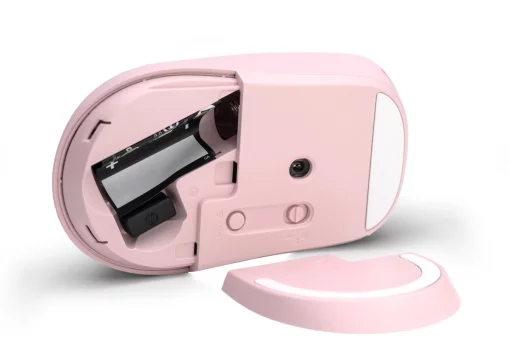 Миша HP 400 Quiet, WL/BT, рожевий