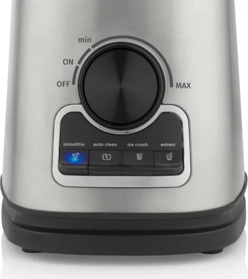 Блендер Gorenje стаціонарний 1400Вт, чаша-1750мл, додаткові ємкості, кавомолка, кришення льоду, приготування супу, імпульсний режим, метал