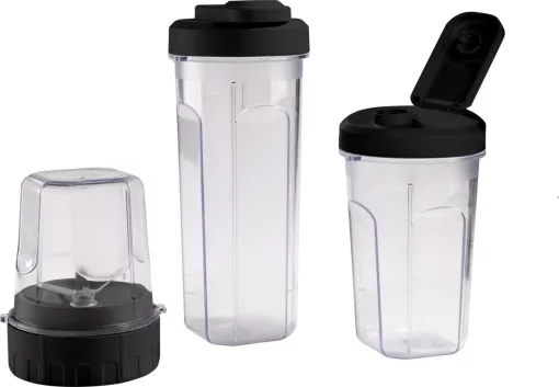 Блендер Gorenje стаціонарний 1400Вт, чаша-1750мл, додаткові ємкості, кавомолка, кришення льоду, приготування супу, імпульсний режим, метал