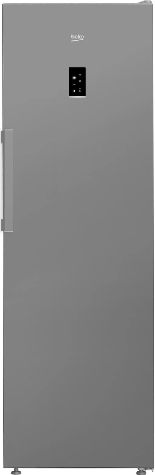 Морозильна камера Beko, 187x60x71, 286л, 1дв., A+, NF, нержавіюча сталь