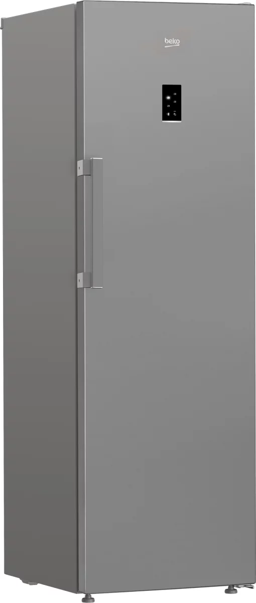 Морозильна камера Beko, 187x60x71, 286л, 1дв., A+, NF, нержавіюча сталь