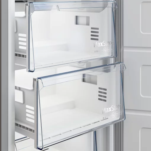 Морозильна камера Beko, 187x60x71, 286л, 1дв., A+, NF, нержавіюча сталь