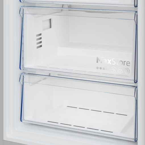 Морозильна камера Beko, 187x60x71, 286л, 1дв., A+, NF, нержавіюча сталь