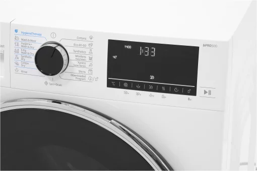 Прально-сушильна машина Beko фронтальна, 9(6)кг, 1400, D, 60см, дисплей, білий