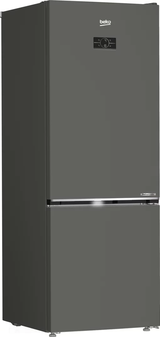 Холодильник Beko з нижн. мороз., 192x70x74.5, xолод.відд.-340л, мороз.відд.-150л, 2дв., А++, NF, дисплей, HarvestFresh, нерж