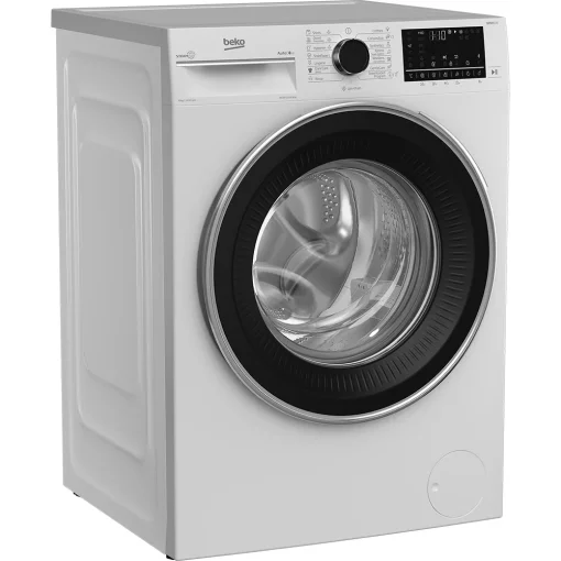 Пральна машина Beko фронтальна, 8кг, 1400, A+++, 55см, дисплей, пар, інвертор, AutoDose, білий
