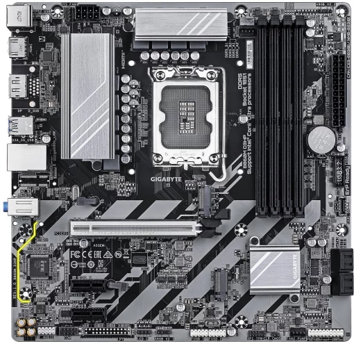 Материнська плата GIGABYTE B860M D3HP sAM5 B860 4xDDR5 M.2 HDMI DP mATX