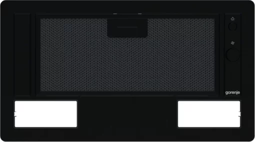 Витяжка Gorenje вбудовувана, 54см, 370м.куб/год, чорний