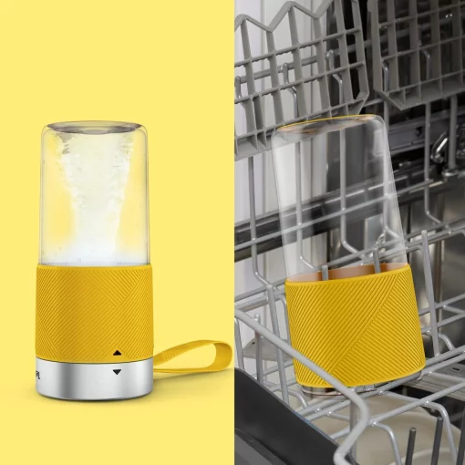 Блендер Tefal Lightmix портативний для смузі, чаша-300мл, USB, тритан, жовтий