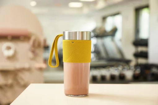 Блендер Tefal Lightmix портативний для смузі, чаша-300мл, USB, тритан, жовтий