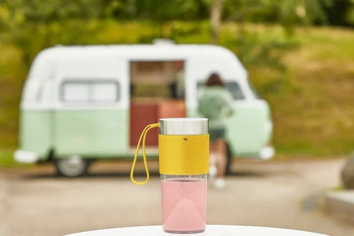 Блендер Tefal Lightmix портативний для смузі, чаша-300мл, USB, тритан, жовтий