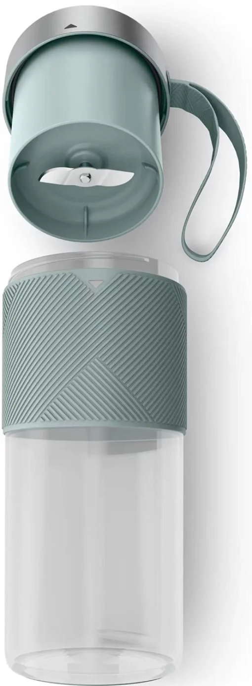 Блендер Tefal Lightmix портативний для смузі, чаша-300мл, USB, тритан, зелений