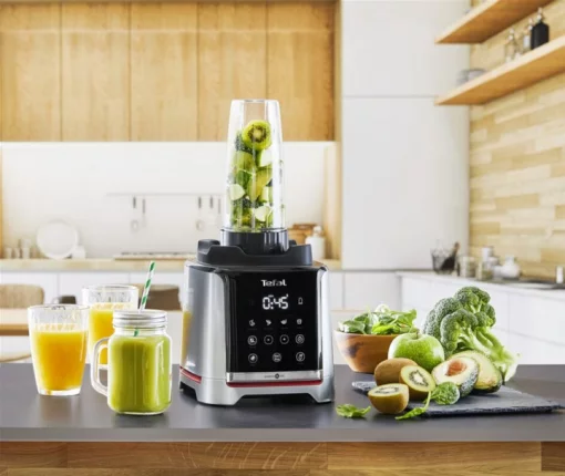 Блендер Tefal стаціонарний InfinyMix + 1600Вт, чаша-1750мл, стакан 600мл, сріблясто-чорний