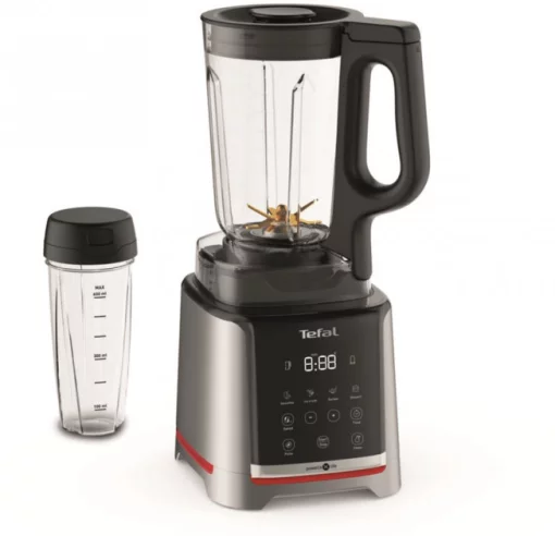 Блендер Tefal стаціонарний InfinyMix + 1600Вт, чаша-1750мл, стакан 600мл, сріблясто-чорний