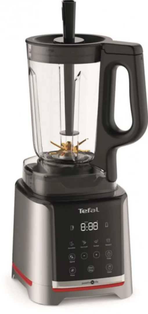 Блендер Tefal стаціонарний InfinyMix + 1600Вт, чаша-1750мл, стакан 600мл, сріблясто-чорний