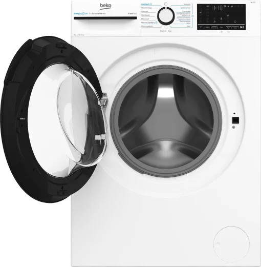 Пральна машина Beko фронтальна, 10кг, 1400, A+++, 58см, дисплей, інвертор, пара, білий
