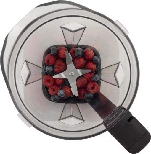 Блендер Gorenje стаціонарний 1500Вт, чаша-2000мл, дисплей, подрібнювач, чорний-нерж