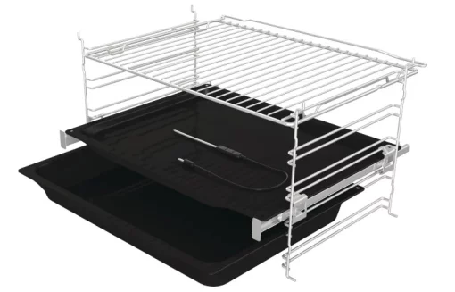 Духова шафа Gorenje духова електрична, 77л, A+, дисплей, піроліз, чорний