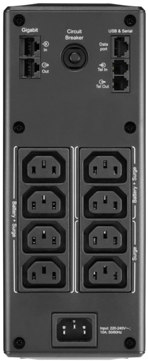 Джерело безперебійного живлення APC Back-UPS Pro 1300VA/780W, LCD, USB, 6+2 C13