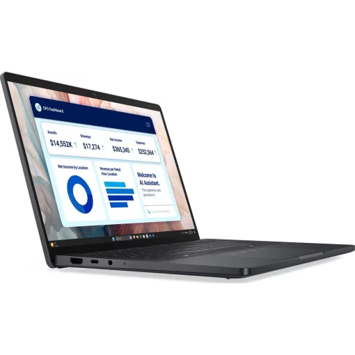 Ноутбук Dell Pro 13 Premium 13.3" QHD+ Touch, Intel U7 268V, 32GB, F512GB, UMA, Win11P, чорний