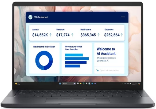 Ноутбук Dell Pro 13 Premium 13.3" QHD+ Touch, Intel U7 268V, 32GB, F512GB, UMA, Win11P, чорний