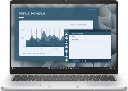 Ноутбук Dell Pro 14 14" FHD+ IPS AG, AMD AI 5 PRO 340, 16GB, F512GB, UMA, Win11P, сріблястий