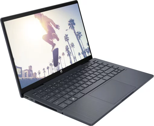 Ноутбук HP Pavilion x360 14-ek2006ua 14" FHD IPS Touch, Intel 3-100U, 8GB, F512GB, UMA, DOS, синій
