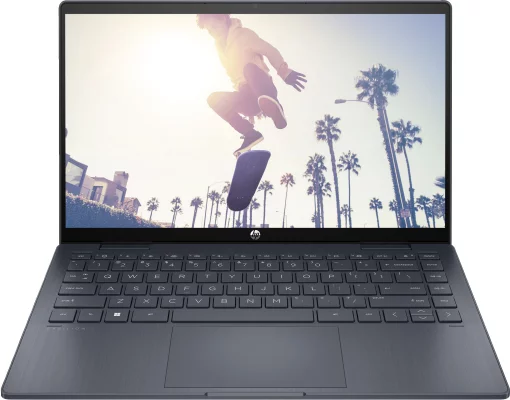 Ноутбук HP Pavilion x360 14-ek2006ua 14" FHD IPS Touch, Intel 3-100U, 8GB, F512GB, UMA, DOS, синій