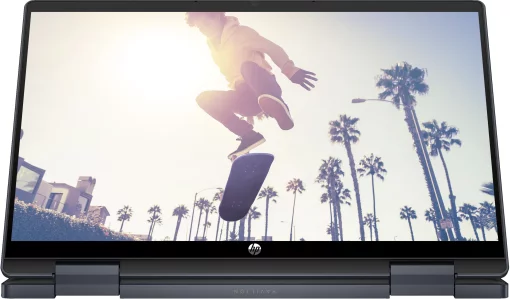 Ноутбук HP Pavilion x360 14-ek2006ua 14" FHD IPS Touch, Intel 3-100U, 8GB, F512GB, UMA, DOS, синій