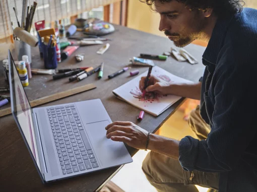 Ноутбук HP OmniBook 5 16-ag1007ua 16" WUXGA IPS AG, AMD AI 7 350, 32GB, F1024GB, UMA, Win11, блакитний