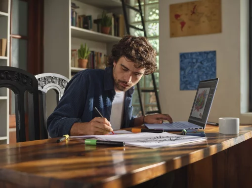 Ноутбук HP OmniBook 5 16-ag1007ua 16" WUXGA IPS AG, AMD AI 7 350, 32GB, F1024GB, UMA, Win11, блакитний