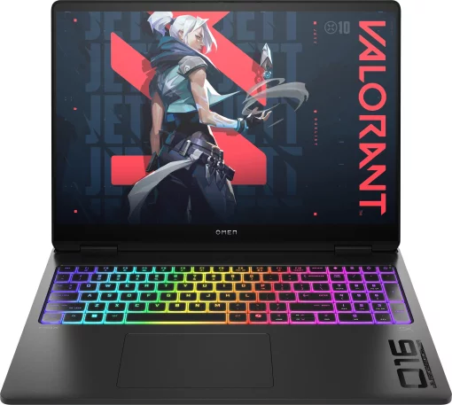 Ноутбук HP OMEN MAX 16-ah0041ua 16" 2.5K OLED, Intel U7-255HX, 64GB, F2048GB, NVD5080-16, DOS, чорний